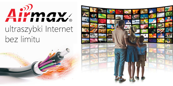 Airmax Internet stacjonarny dla domu i firmy
