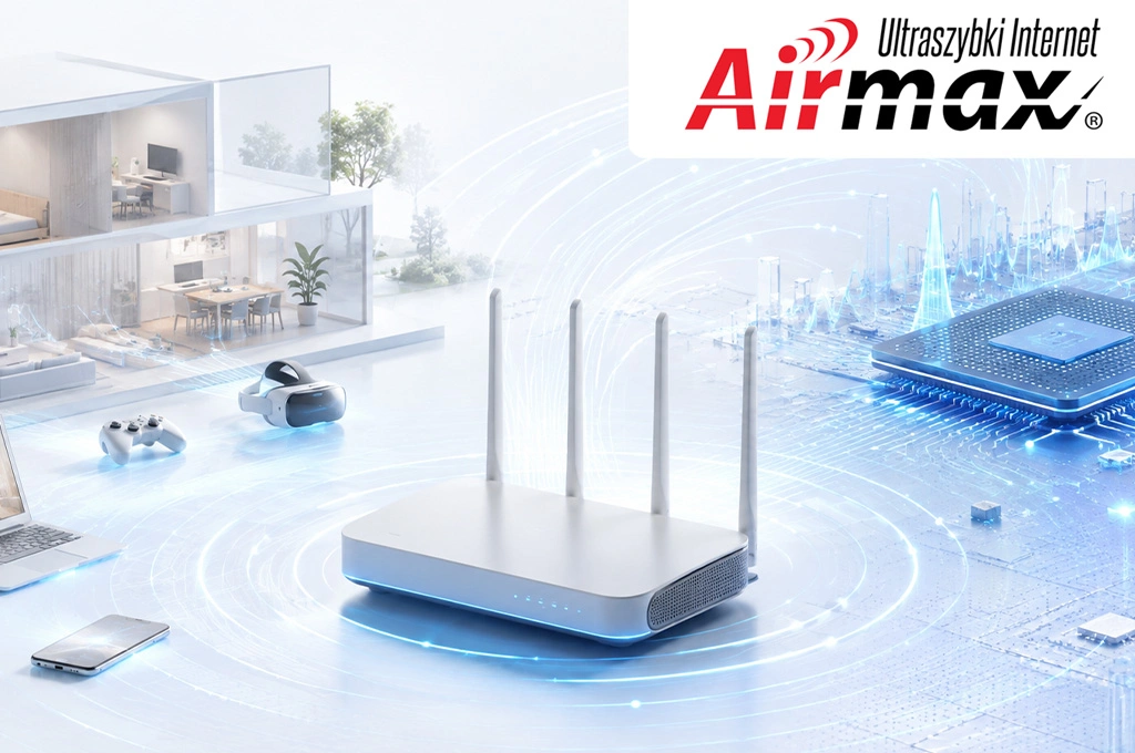 Wi-Fi 7 – nowoczesny router i układ scalony wykorzystujące szerokie pasmo i transmisję wieloantenową