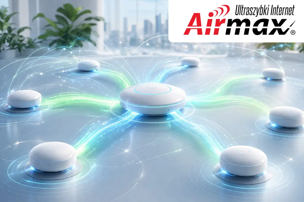 Wi-Fi 7 koordynacja punktów dostępowych – wizualizacja stabilnej sieci bezprzewodowej działającej jako jeden system