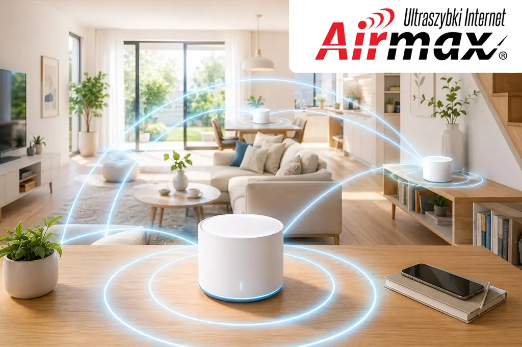 Wi-Fi 7 mesh w nowoczesnym domu – inteligentna sieć kratowa poprawiająca zasięg i stabilność Wi-Fi